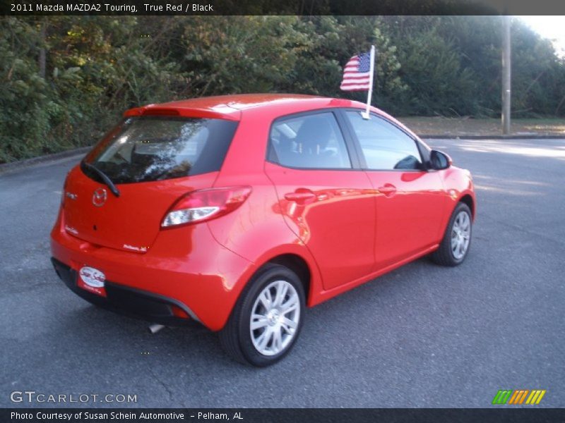 True Red / Black 2011 Mazda MAZDA2 Touring