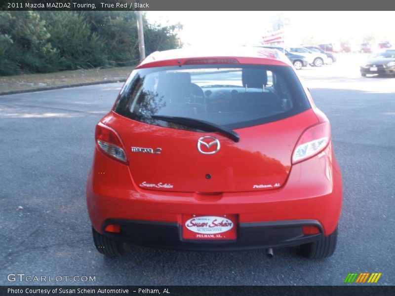 True Red / Black 2011 Mazda MAZDA2 Touring