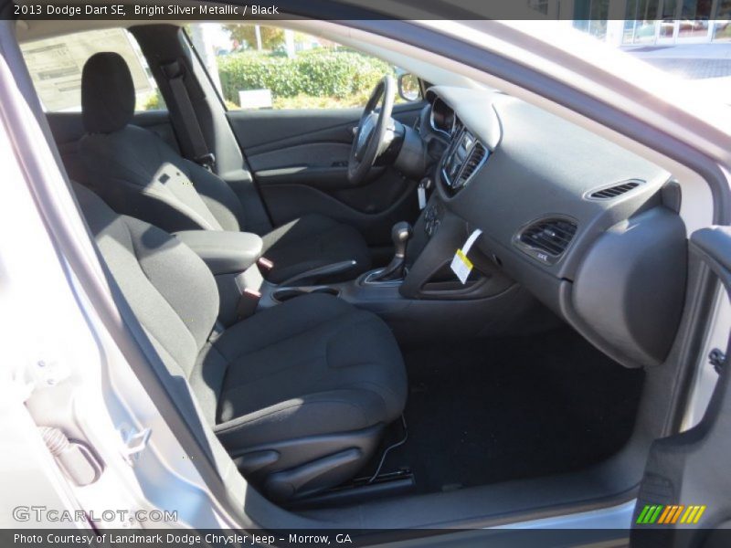 Bright Silver Metallic / Black 2013 Dodge Dart SE