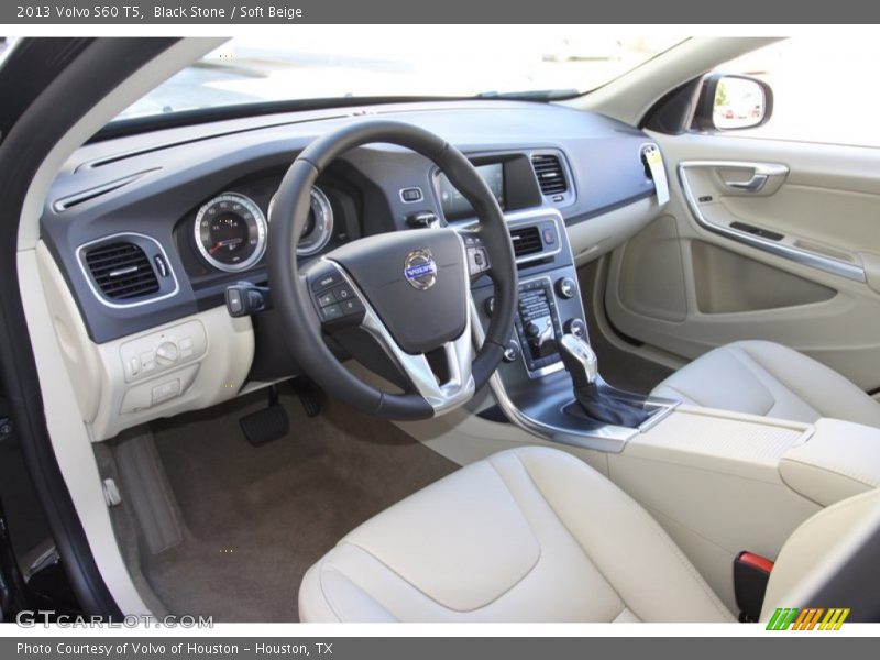 Black Stone / Soft Beige 2013 Volvo S60 T5
