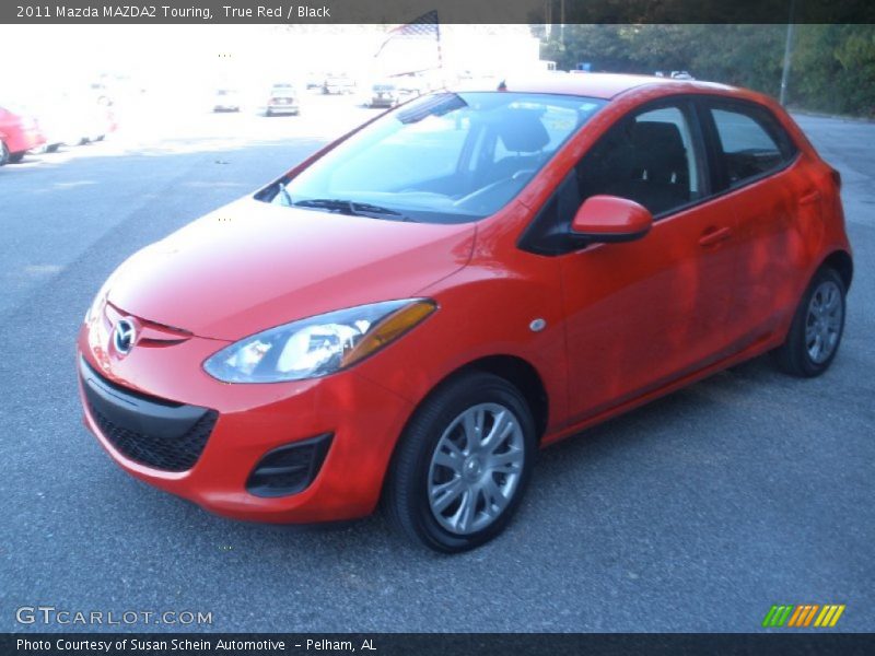 True Red / Black 2011 Mazda MAZDA2 Touring