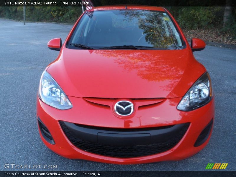 True Red / Black 2011 Mazda MAZDA2 Touring