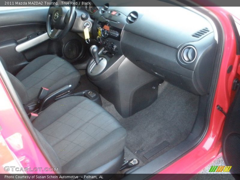 True Red / Black 2011 Mazda MAZDA2 Touring