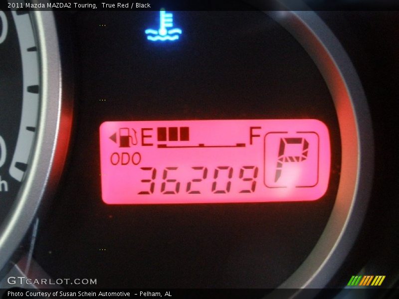 True Red / Black 2011 Mazda MAZDA2 Touring
