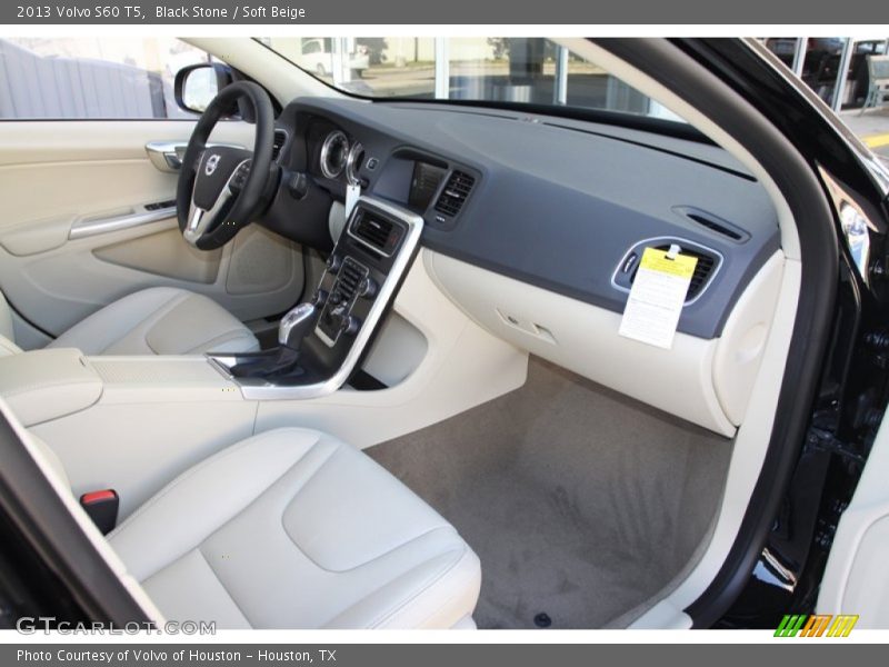 Black Stone / Soft Beige 2013 Volvo S60 T5