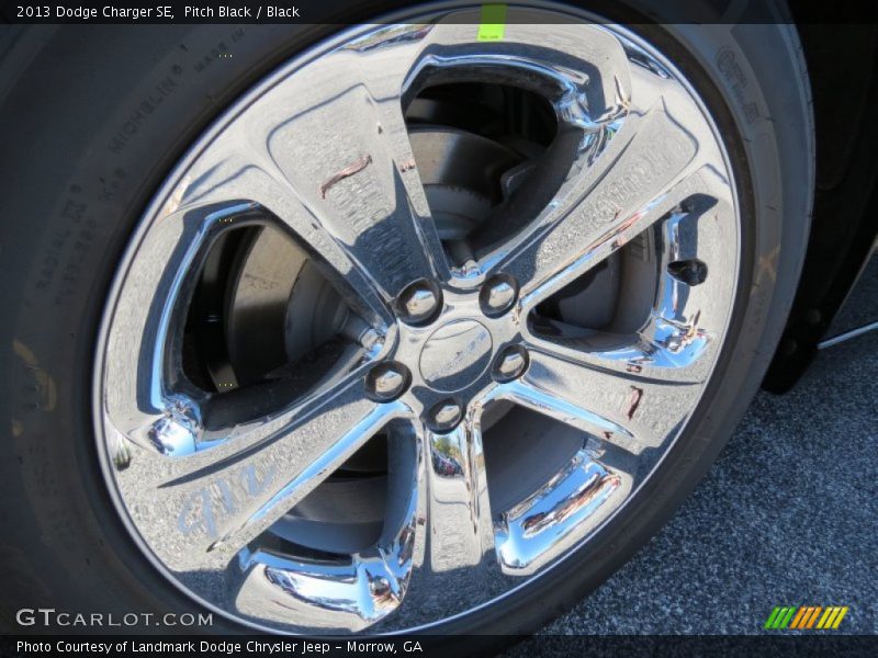 Pitch Black / Black 2013 Dodge Charger SE