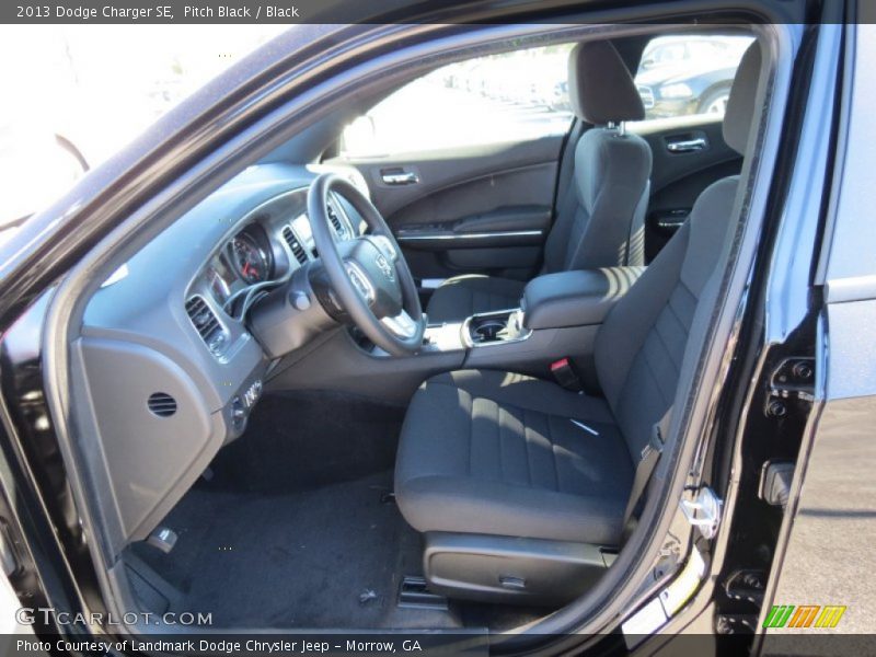 Pitch Black / Black 2013 Dodge Charger SE