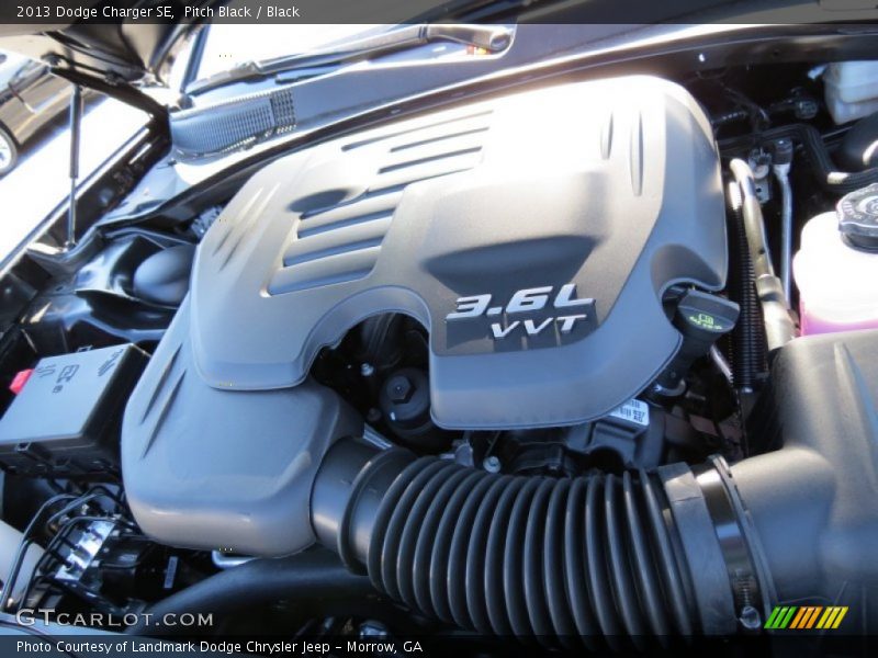 Pitch Black / Black 2013 Dodge Charger SE