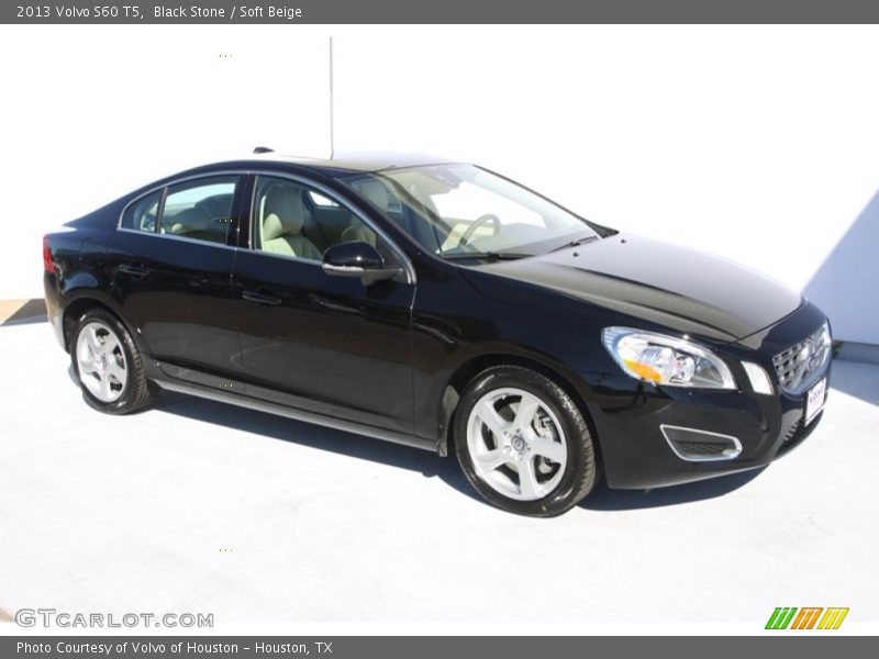 Black Stone / Soft Beige 2013 Volvo S60 T5