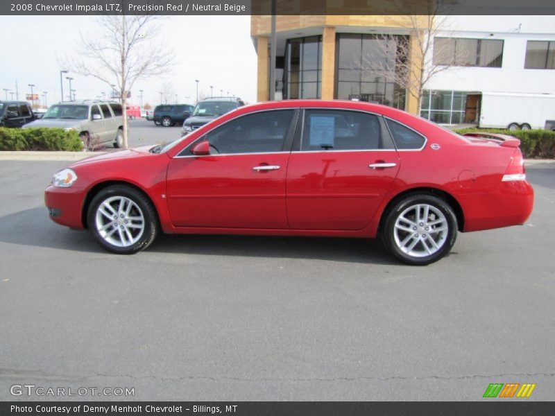 Precision Red / Neutral Beige 2008 Chevrolet Impala LTZ