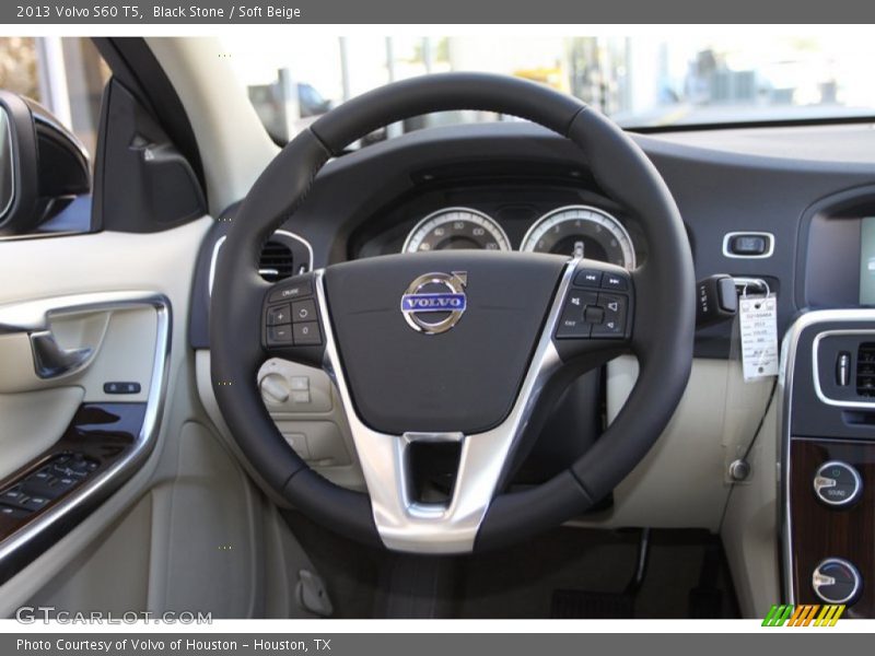 Black Stone / Soft Beige 2013 Volvo S60 T5