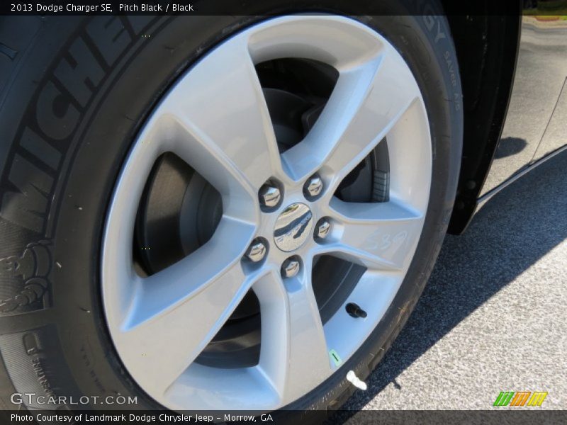 Pitch Black / Black 2013 Dodge Charger SE