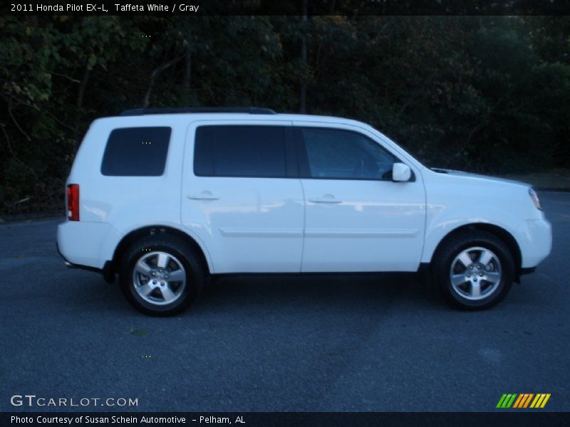 Taffeta White / Gray 2011 Honda Pilot EX-L