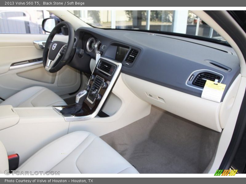 Black Stone / Soft Beige 2013 Volvo S60 T5