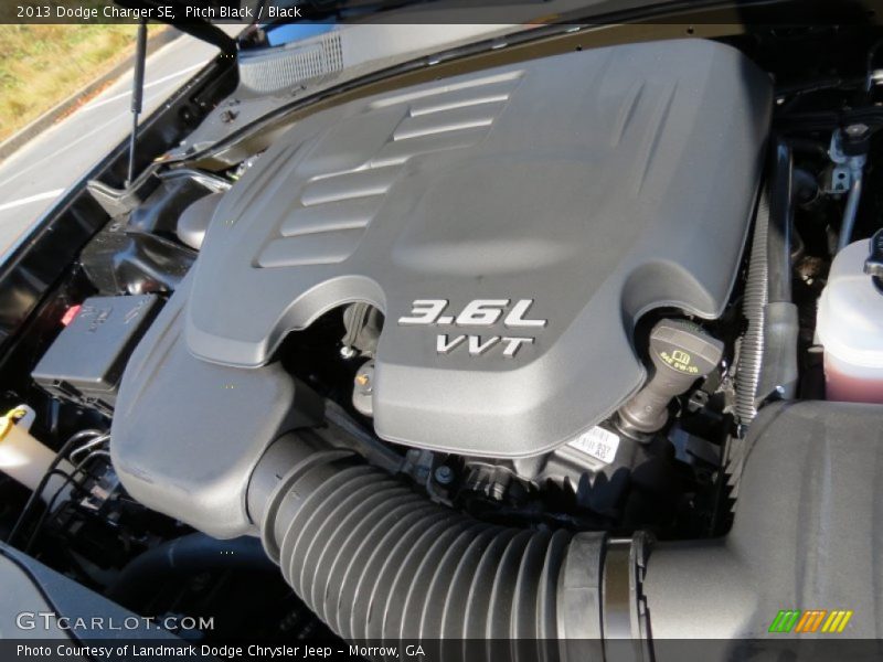 Pitch Black / Black 2013 Dodge Charger SE