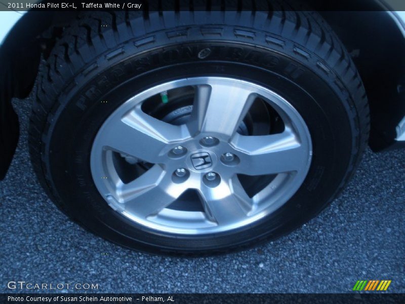 Taffeta White / Gray 2011 Honda Pilot EX-L