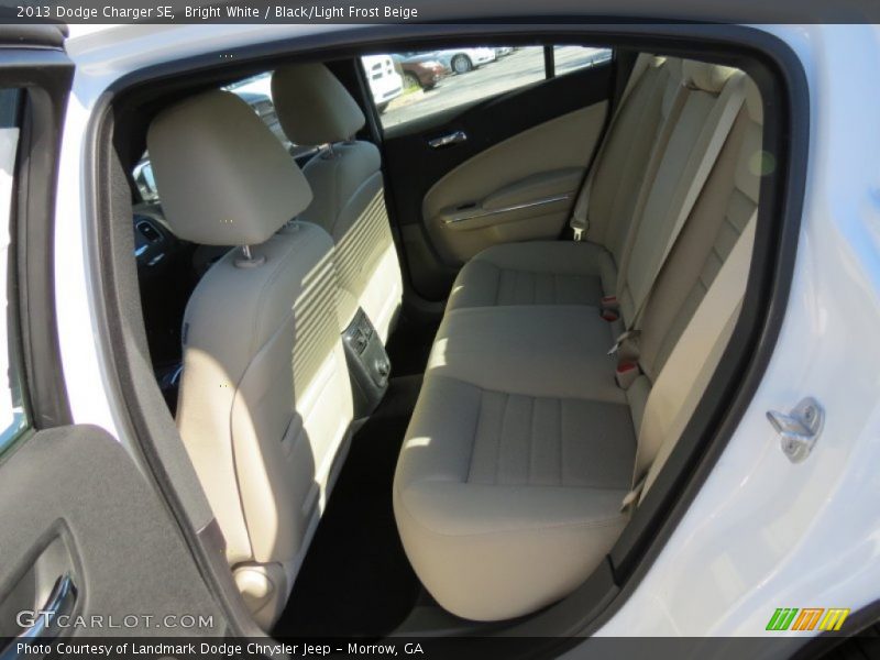 Bright White / Black/Light Frost Beige 2013 Dodge Charger SE
