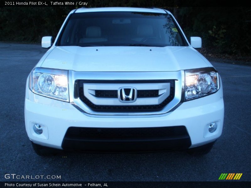Taffeta White / Gray 2011 Honda Pilot EX-L