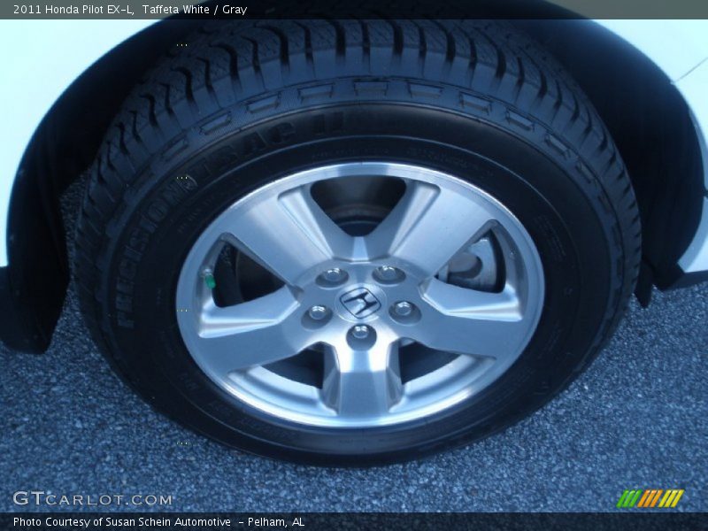 Taffeta White / Gray 2011 Honda Pilot EX-L