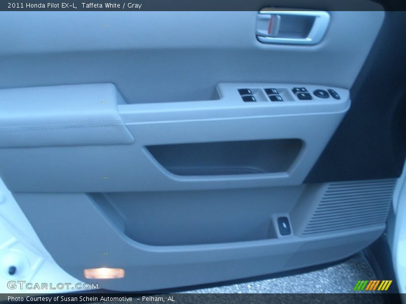 Taffeta White / Gray 2011 Honda Pilot EX-L