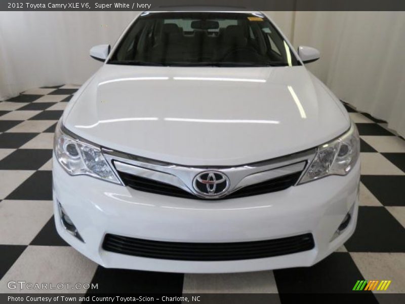 Super White / Ivory 2012 Toyota Camry XLE V6