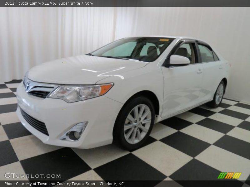 Super White / Ivory 2012 Toyota Camry XLE V6