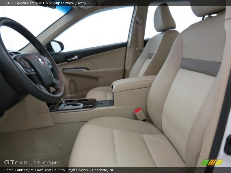 Super White / Ivory 2012 Toyota Camry XLE V6