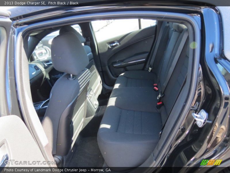 Pitch Black / Black 2013 Dodge Charger SE