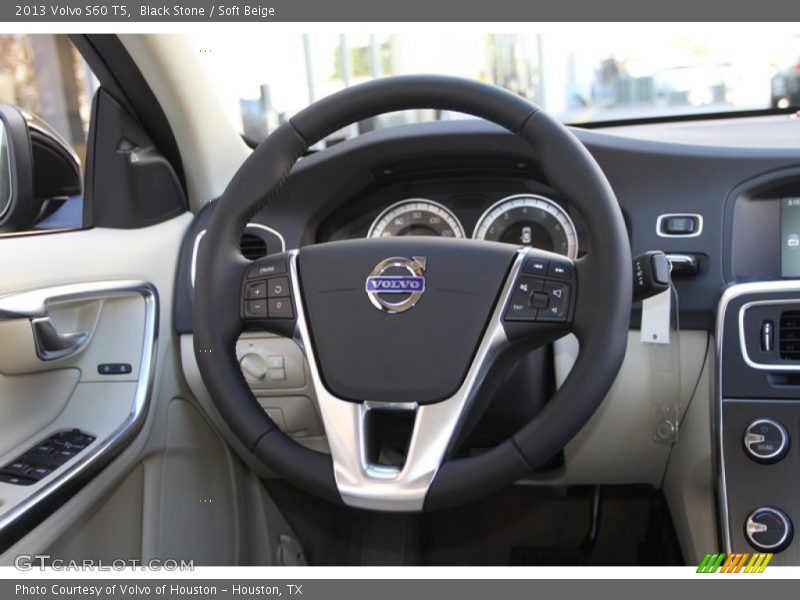 Black Stone / Soft Beige 2013 Volvo S60 T5