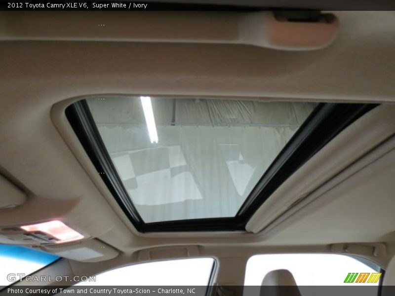 Super White / Ivory 2012 Toyota Camry XLE V6