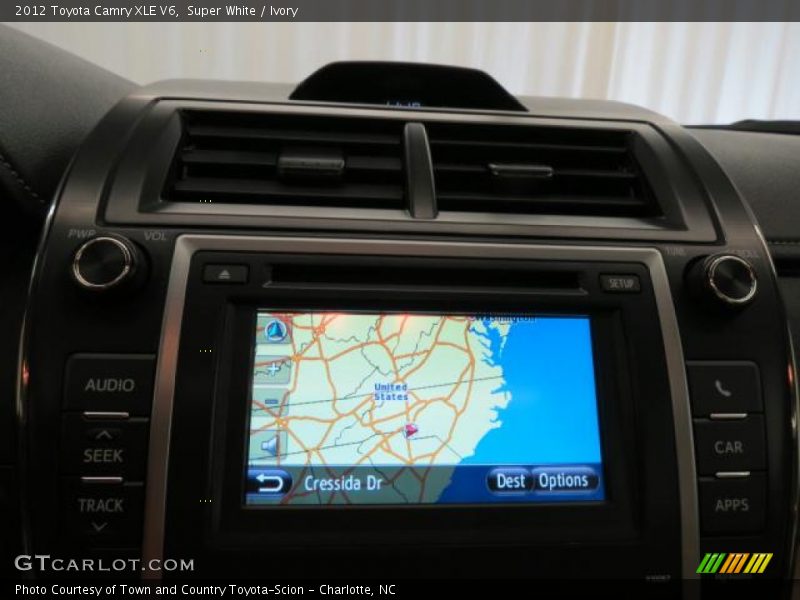 Super White / Ivory 2012 Toyota Camry XLE V6