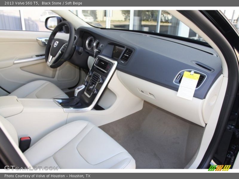 Black Stone / Soft Beige 2013 Volvo S60 T5