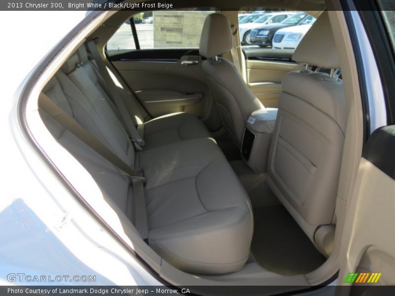 Bright White / Black/Light Frost Beige 2013 Chrysler 300