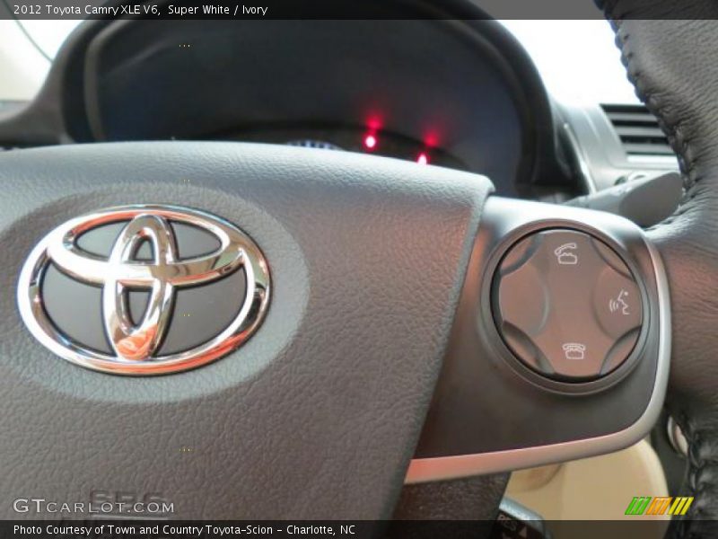Super White / Ivory 2012 Toyota Camry XLE V6