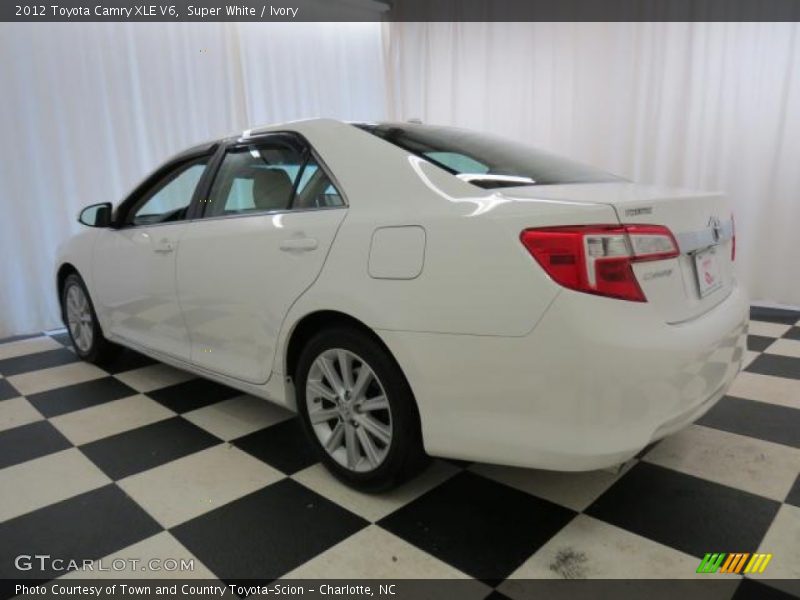 Super White / Ivory 2012 Toyota Camry XLE V6