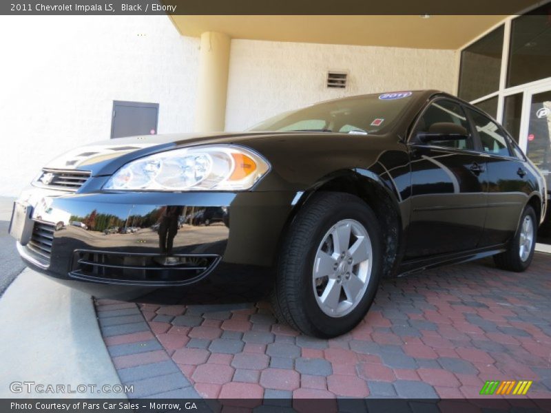 Black / Ebony 2011 Chevrolet Impala LS