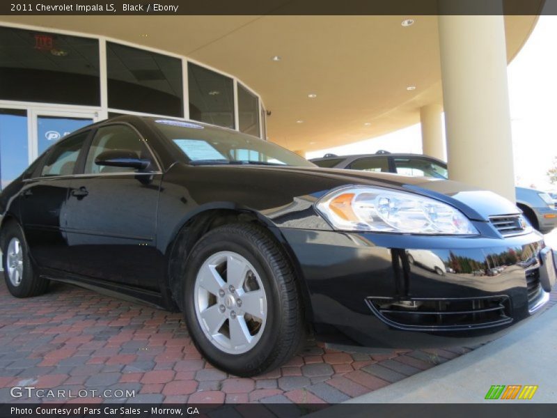 Black / Ebony 2011 Chevrolet Impala LS