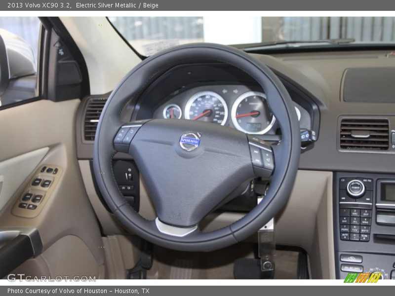 Electric Silver Metallic / Beige 2013 Volvo XC90 3.2