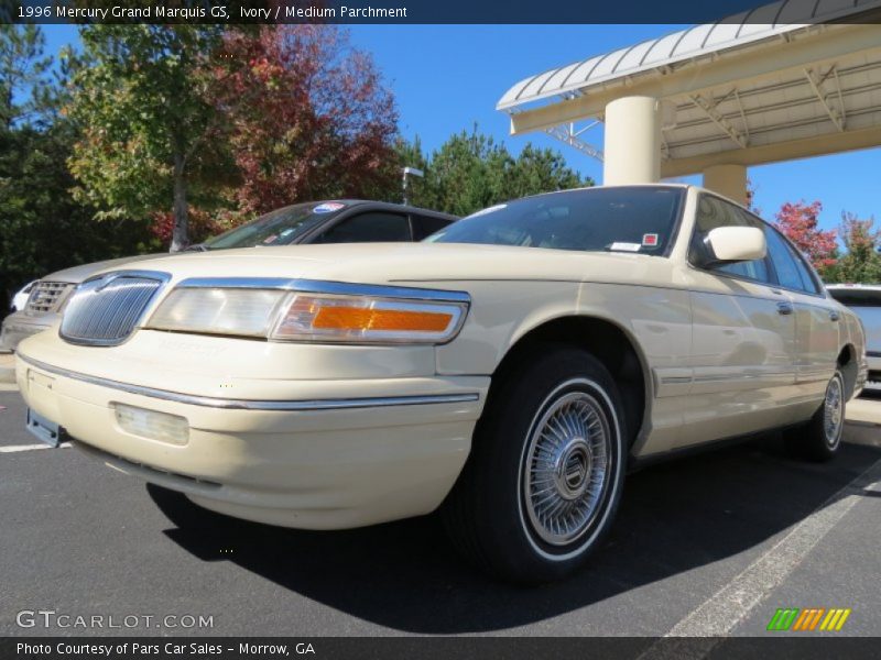 Ivory / Medium Parchment 1996 Mercury Grand Marquis GS