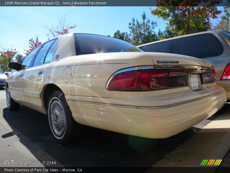 Ivory / Medium Parchment 1996 Mercury Grand Marquis GS