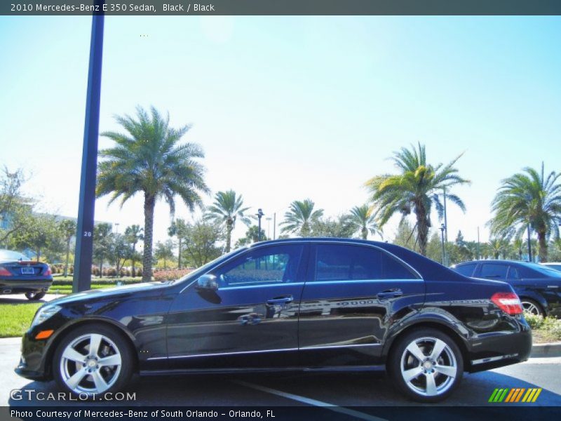 Black / Black 2010 Mercedes-Benz E 350 Sedan