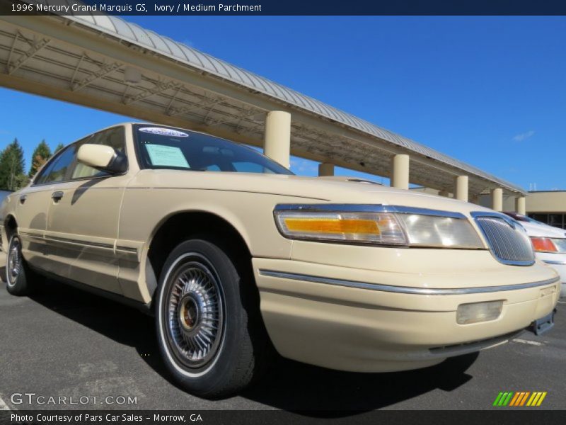 Ivory / Medium Parchment 1996 Mercury Grand Marquis GS