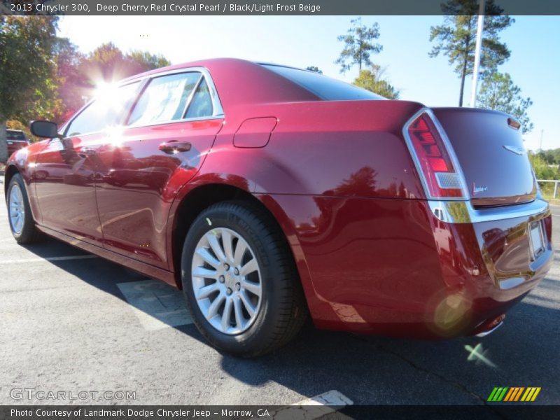 Deep Cherry Red Crystal Pearl / Black/Light Frost Beige 2013 Chrysler 300