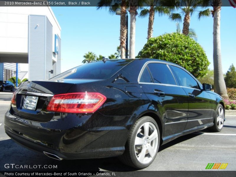 Black / Black 2010 Mercedes-Benz E 350 Sedan