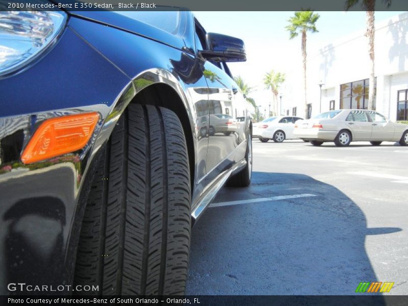 Black / Black 2010 Mercedes-Benz E 350 Sedan