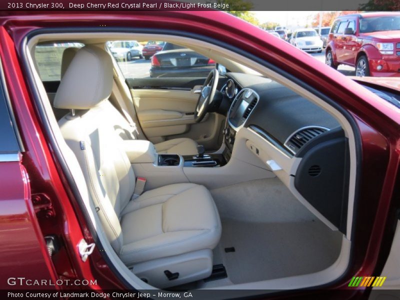 Deep Cherry Red Crystal Pearl / Black/Light Frost Beige 2013 Chrysler 300