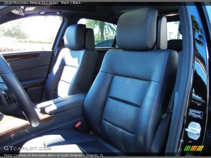 Black / Black 2010 Mercedes-Benz E 350 Sedan