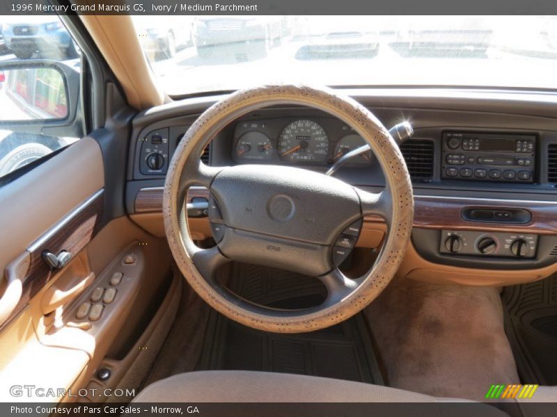 Ivory / Medium Parchment 1996 Mercury Grand Marquis GS