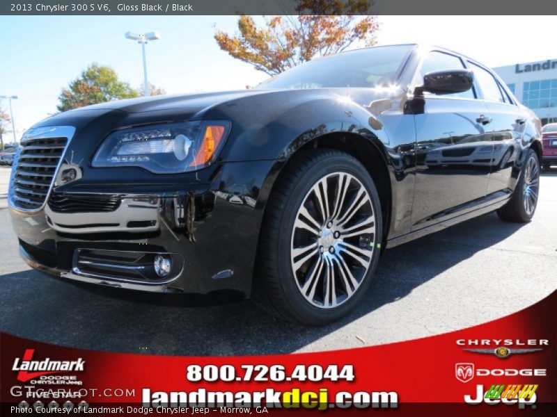 Gloss Black / Black 2013 Chrysler 300 S V6