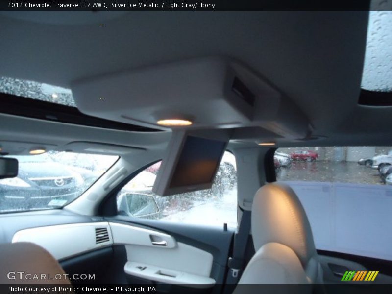 Silver Ice Metallic / Light Gray/Ebony 2012 Chevrolet Traverse LTZ AWD